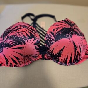 Victoria's Secret Pink and Black Two Cup Up Push Up